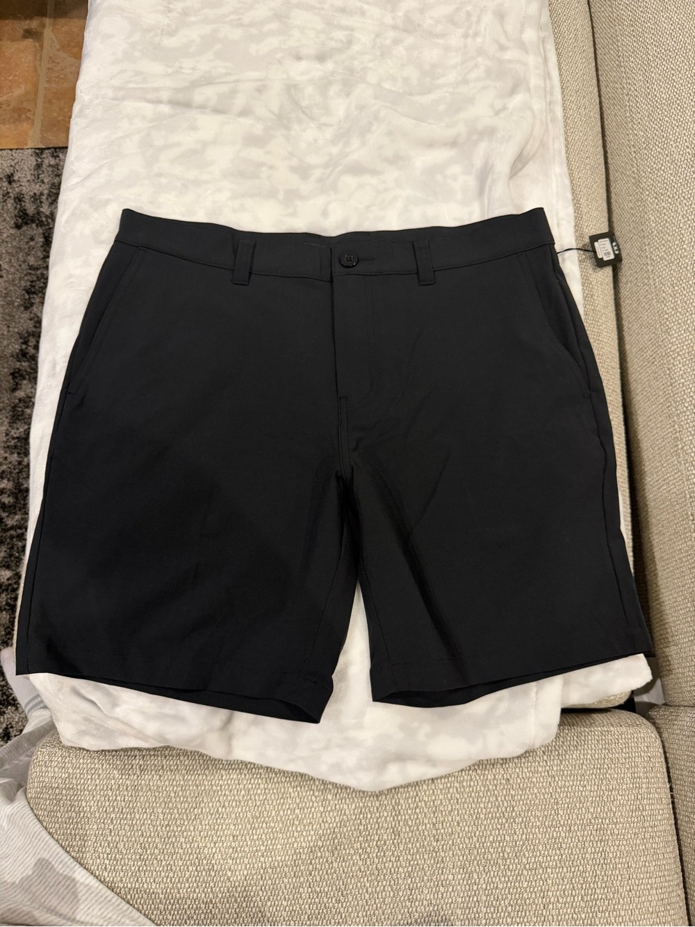 Men's Travis Matthew Black Performance Stretch Shorts